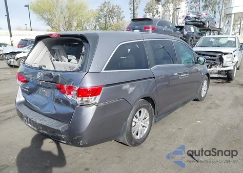 2014 Honda Odyssey Ex from USA, damaged, VIN 5FNRL5H44EB012342